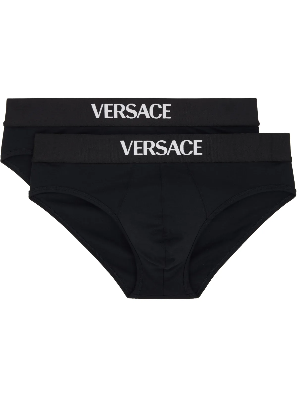 VERSACE Cotton-Jersey ブリーフ 2枚セット - 画像1