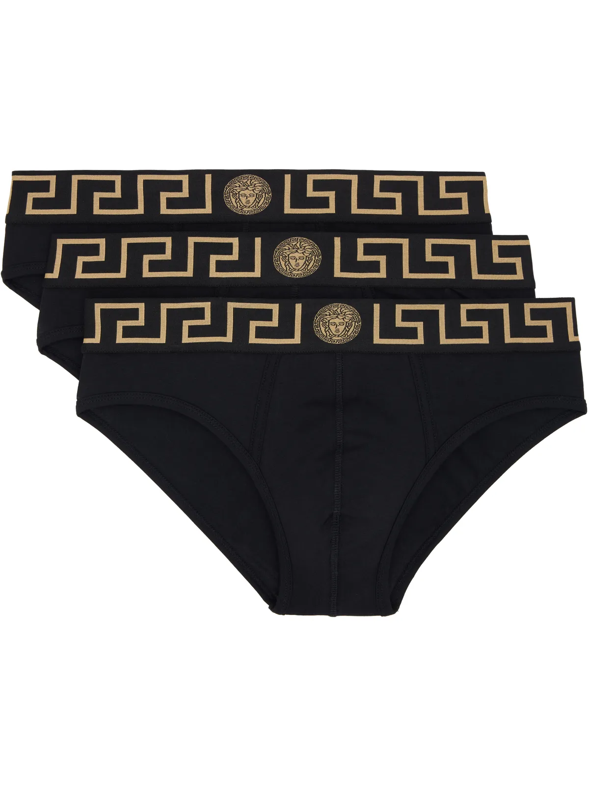 VERSACE Cotton-Jersey ブリーフ 3枚セット - 画像1