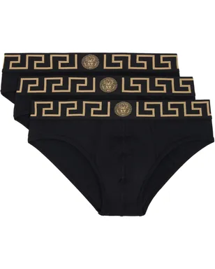 VERSACE Cotton-Jersey ブリーフ 3枚セット - サムネイル1