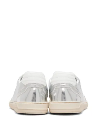 VERSACE Greca Court メタリック フェイクレザー スニーカー - サムネイル2