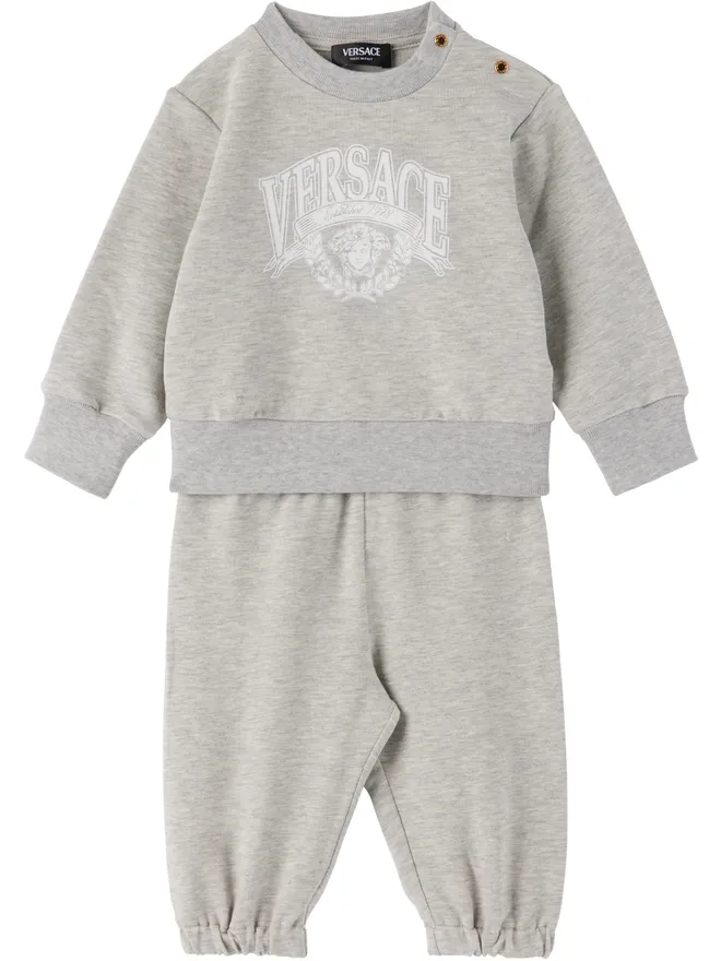 VERSACE VERSACE ベビー｜ コットンジャージ プリント スウェット セットアップの商品画像