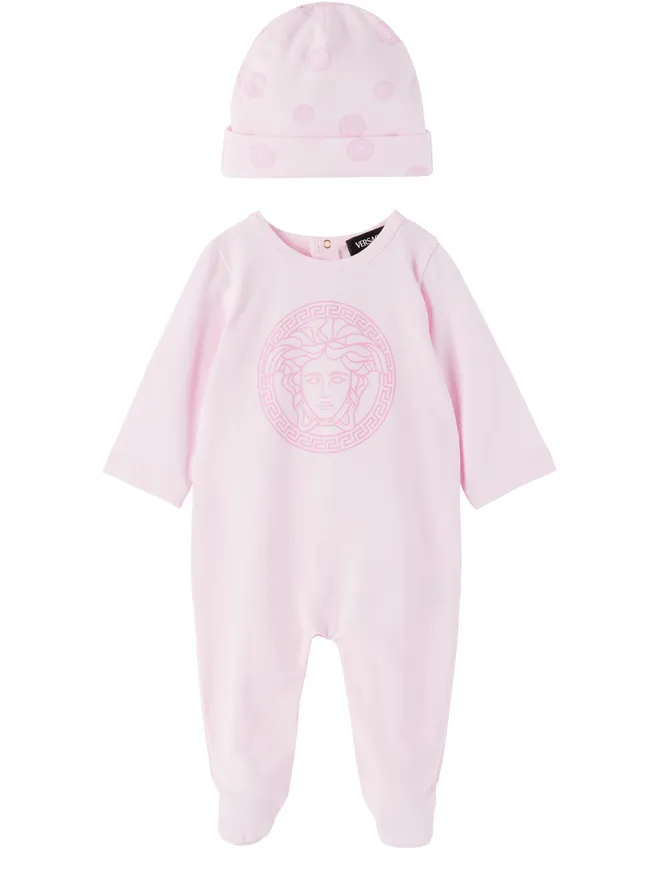 VERSACE VERSACE ベビー｜ Printed Cotton-Jersey スリープウェア セットの商品画像