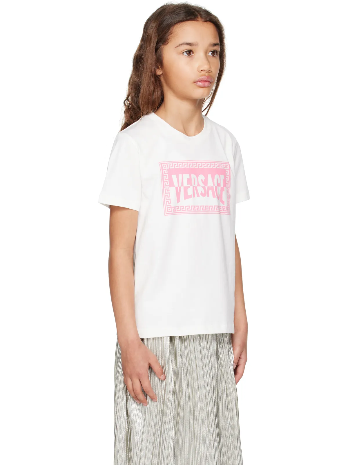VERSACE キッズ｜ コットンジャージ プリントTシャツ - 画像2