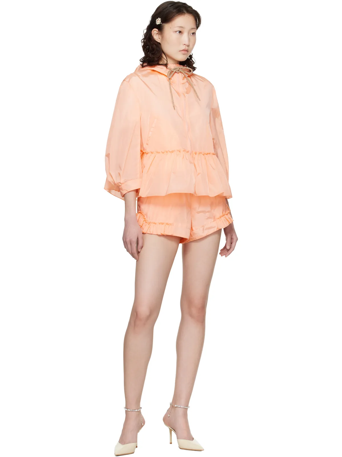 Simone Rocha Frill Track ショートパンツ - 画像4