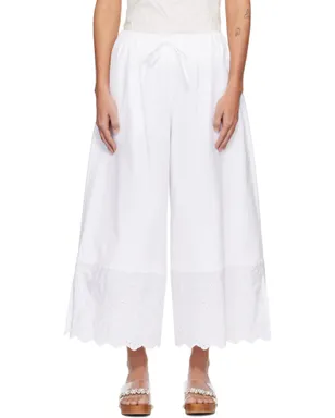 Simone Rocha Cropped Trim Easy トラウザーズ - サムネイル1