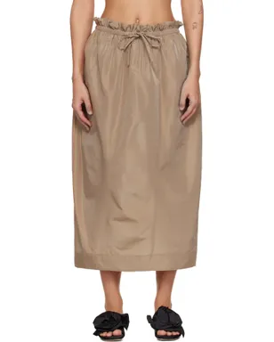 Simone Rocha Gathered Waist Tulip ミディアムスカート - サムネイル1
