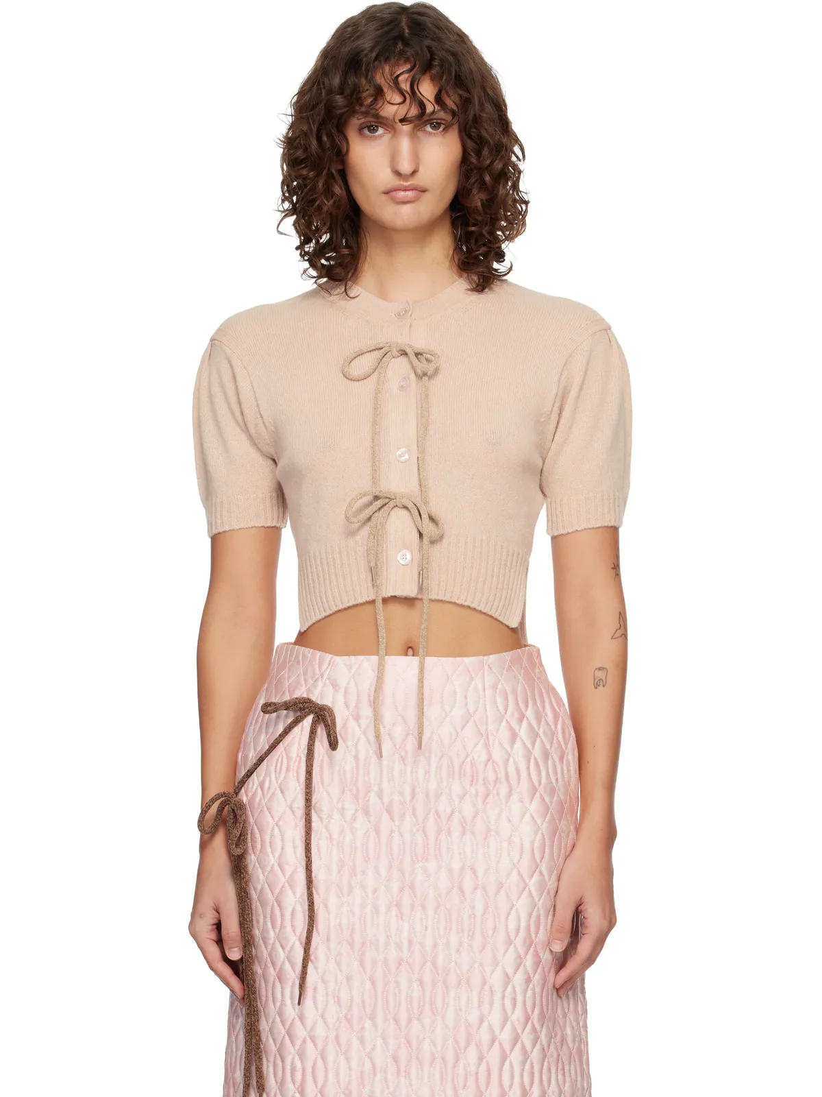 Simone Rocha リサイクルカシミヤ カーディガン - 画像1