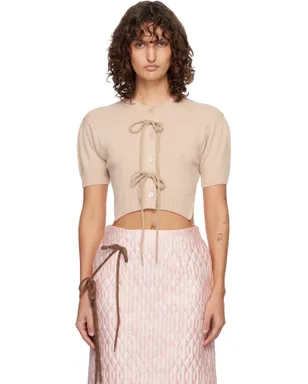 Simone Rocha リサイクルカシミヤ カーディガン - サムネイル1