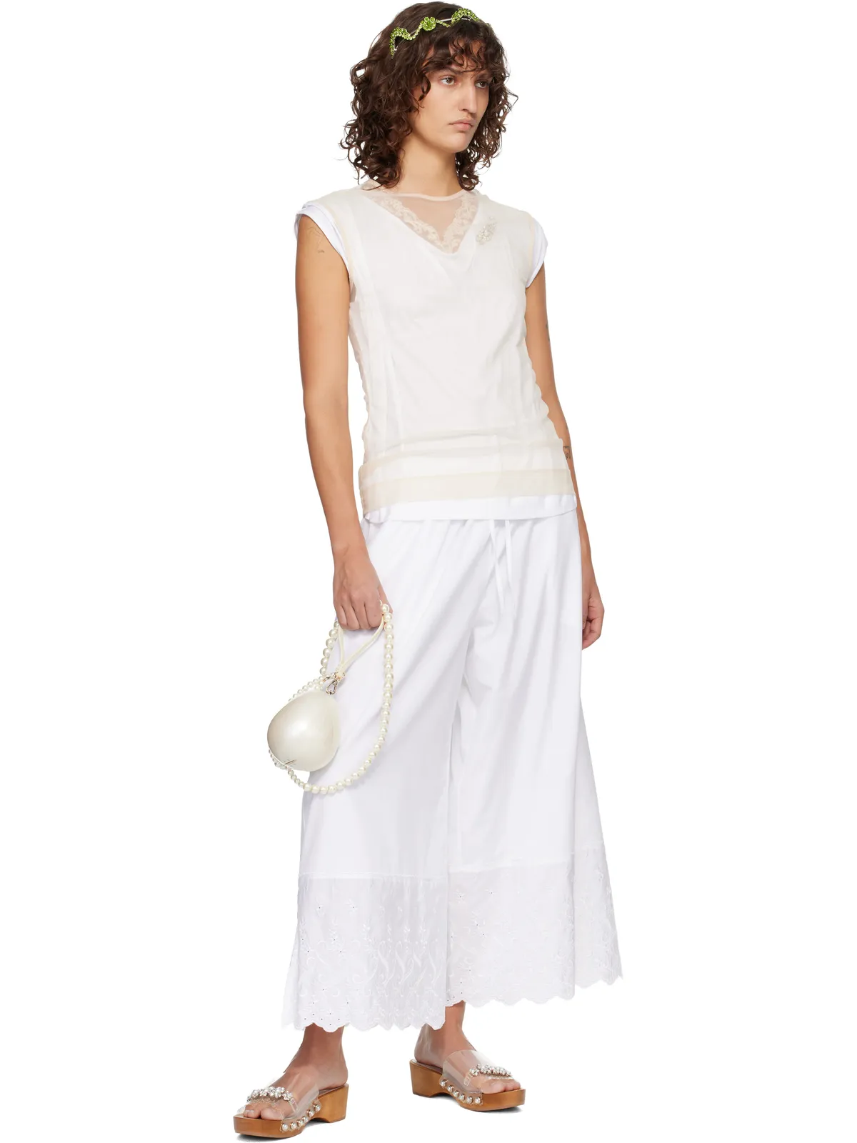 Simone Rocha Pearl Egg バッグ - 画像4
