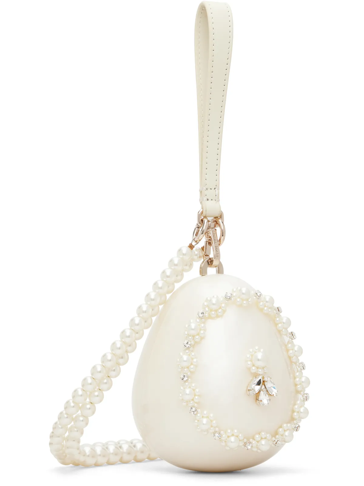Simone Rocha Embellished Pearl Egg バッグ - 画像2