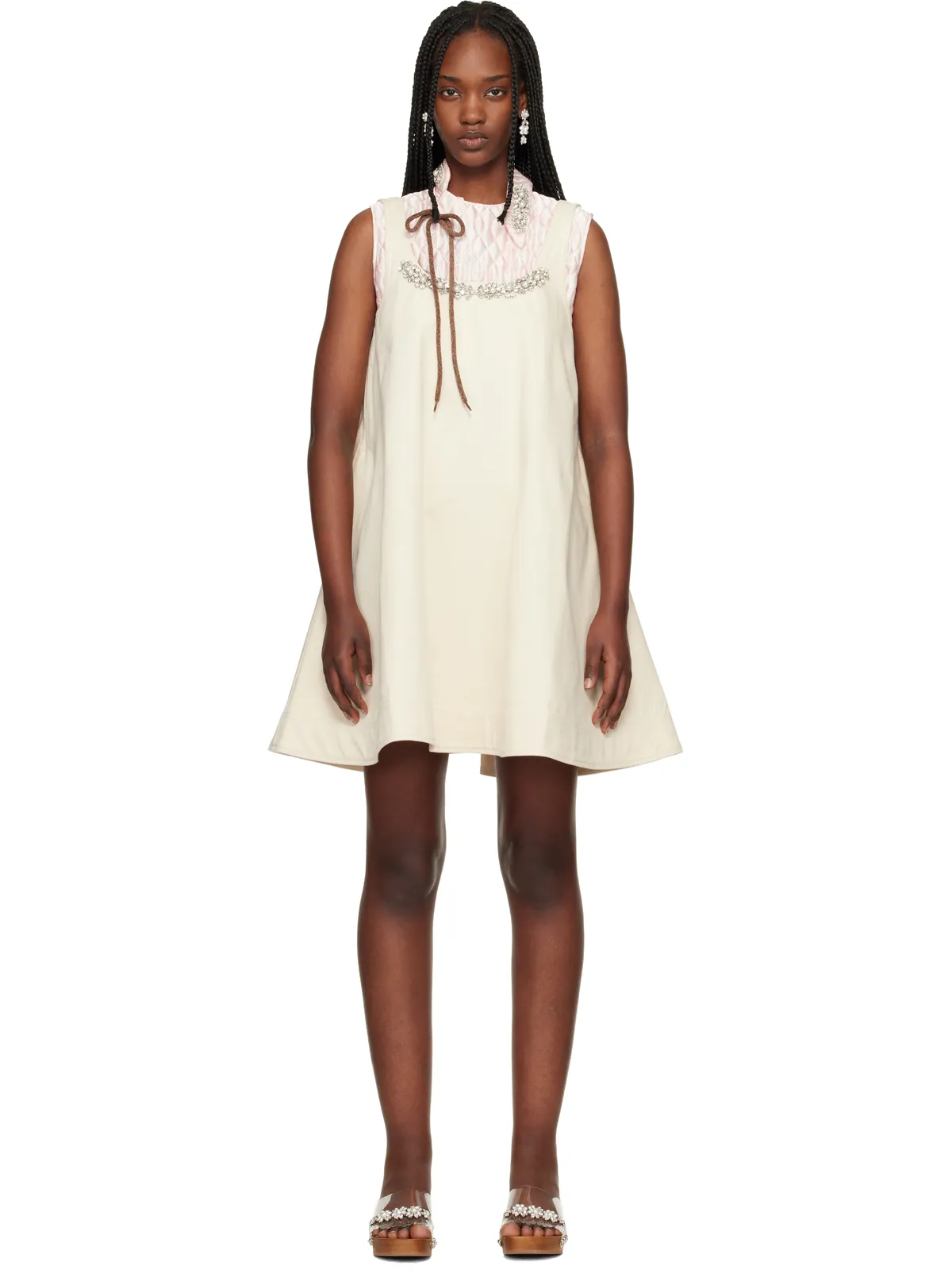 Simone Rocha Aライン ミニワンピース - 画像1