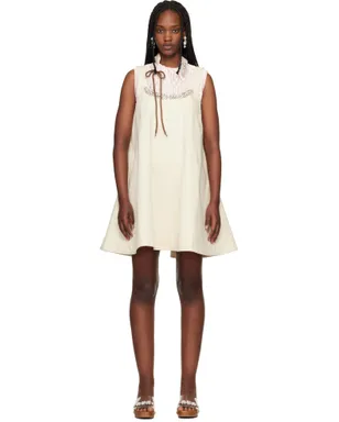 Simone Rocha Aライン ミニワンピース - サムネイル1