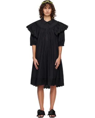 Simone Rocha パフスリーブ ラッフル フリル トリム シャツ ミディアムワンピース - サムネイル1