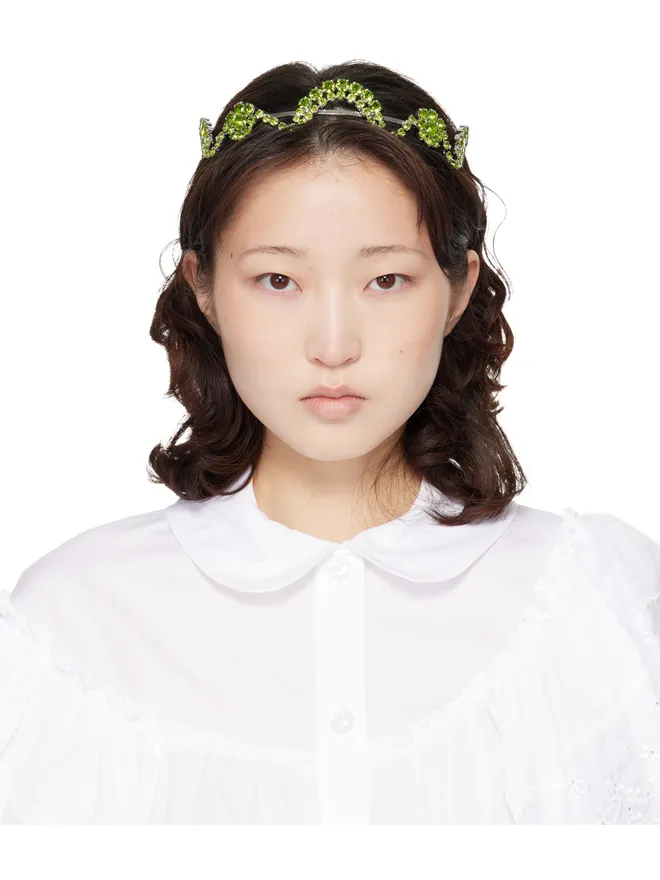 Simone Rocha Simone Rocha Scalloped Sepal ヘアバンドの商品画像