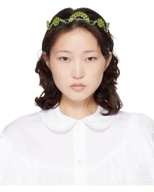 Simone Rocha Scalloped Sepal ヘアバンド - サムネイル1