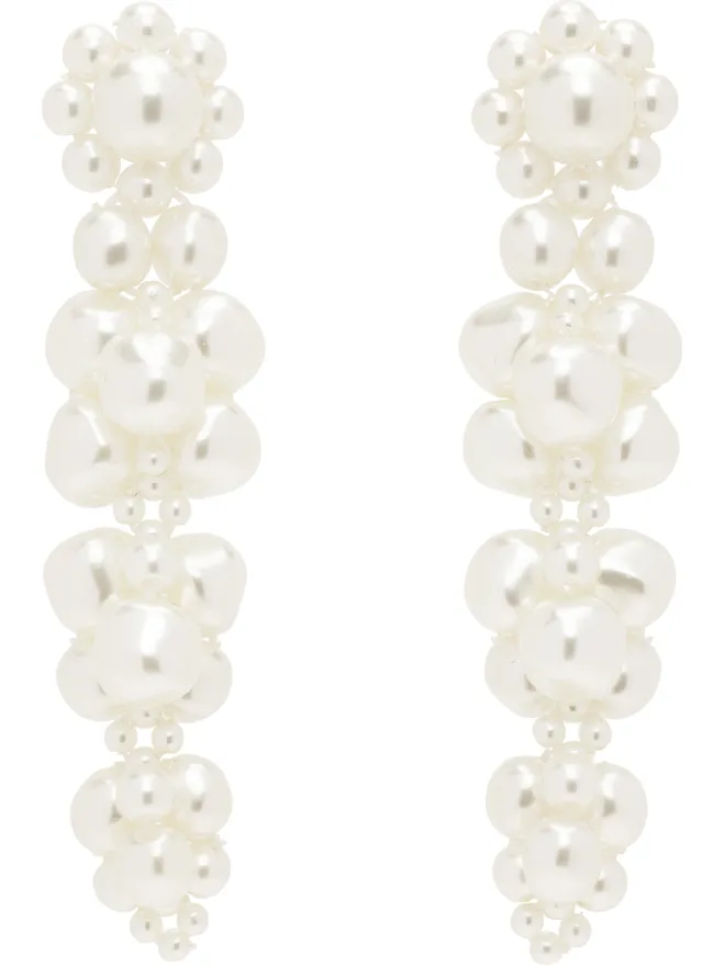 Simone Rocha Simone Rocha Cluster Drip ピアスの商品画像