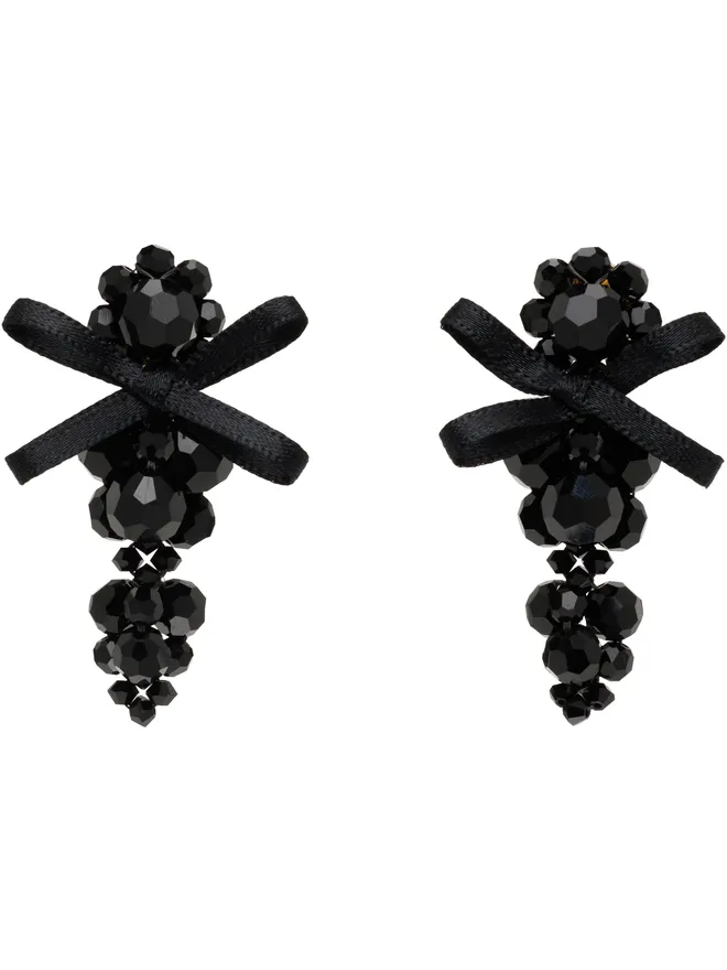 Simone Rocha Simone Rocha Petite Bow Detail Cluster ピアスの商品画像