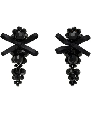 Simone Rocha Petite Bow Detail Cluster ピアス - サムネイル1