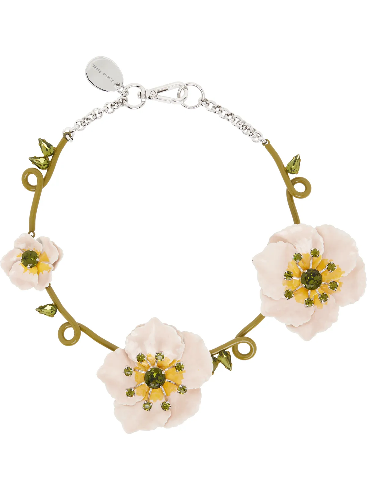 Simone Rocha Turbo Blooming Poppy ネックレス - 画像1