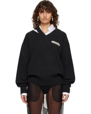 Simone Rocha Merino Seam Bite セーター - サムネイル1