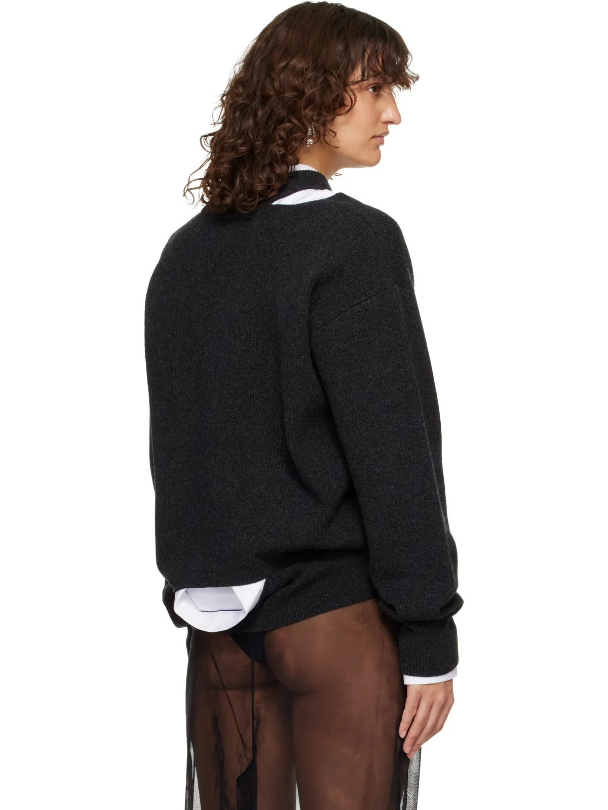 Simone Rocha Merino Seam Bite セーター - 画像3