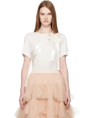 Simone Rocha Bow Sash Easy Tシャツ - サムネイル1
