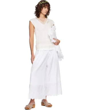 Simone Rocha Layered Liquid Lace Trim トップス - サムネイル4