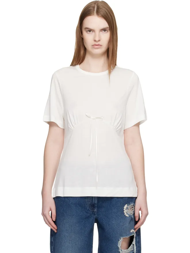 Simone Rocha Simone Rocha Gathered Bust リボン トップスの商品画像