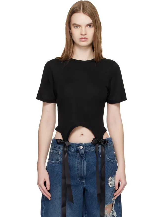 Simone Rocha Simone Rocha Bow Tail Easy Tシャツの商品画像