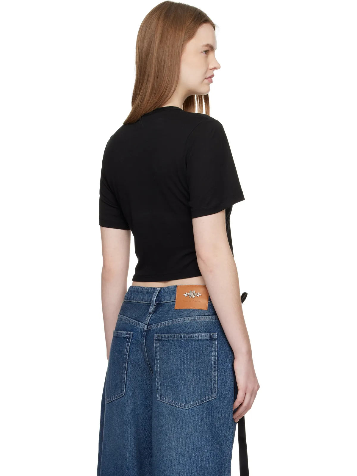 Simone Rocha Bow Tail Easy Tシャツ - 画像3
