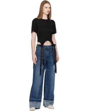 Simone Rocha Bow Tail Easy Tシャツ - サムネイル4