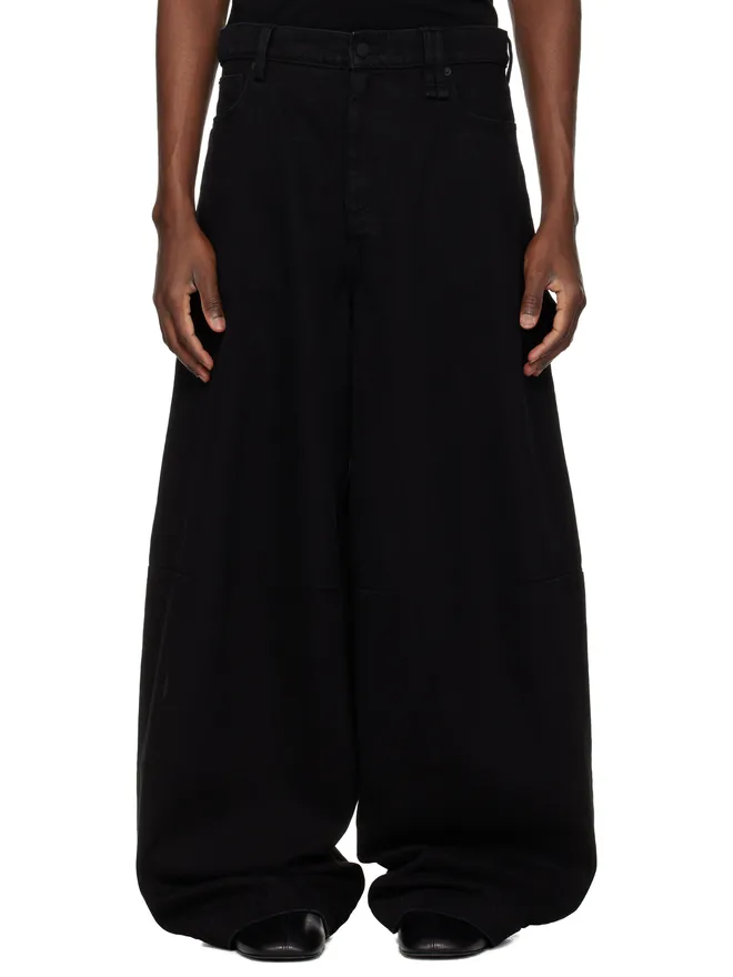 Simone Rocha Simone Rocha Puddle Bow Loop ワイドレッグジーンズの商品画像