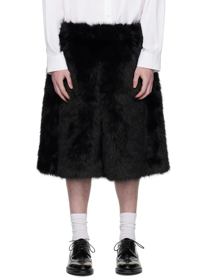 Simone Rocha Simone Rocha SSENSE限定 フェイクファー ショートパンツの商品画像