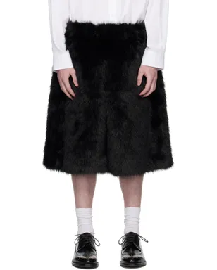Simone Rocha SSENSE限定 フェイクファー ショートパンツ - サムネイル1