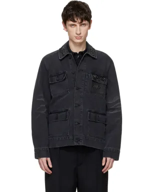 Simone Rocha Multi Pocket Workwear デニムジャケット - サムネイル1