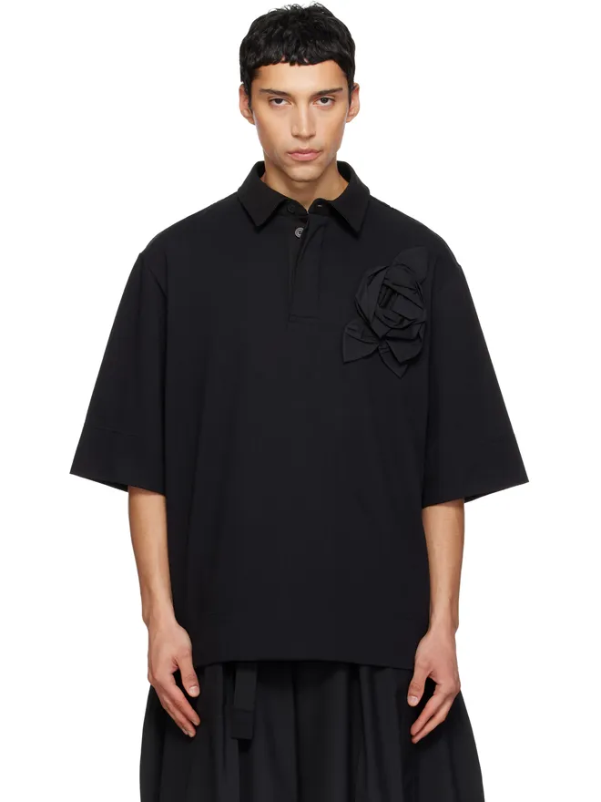 Simone Rocha Simone Rocha Pressed Rosette Rugby ジャージ ポロシャツの商品画像