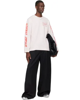 Simone Rocha Pillowcase Logo Print 長袖Tシャツ - サムネイル4