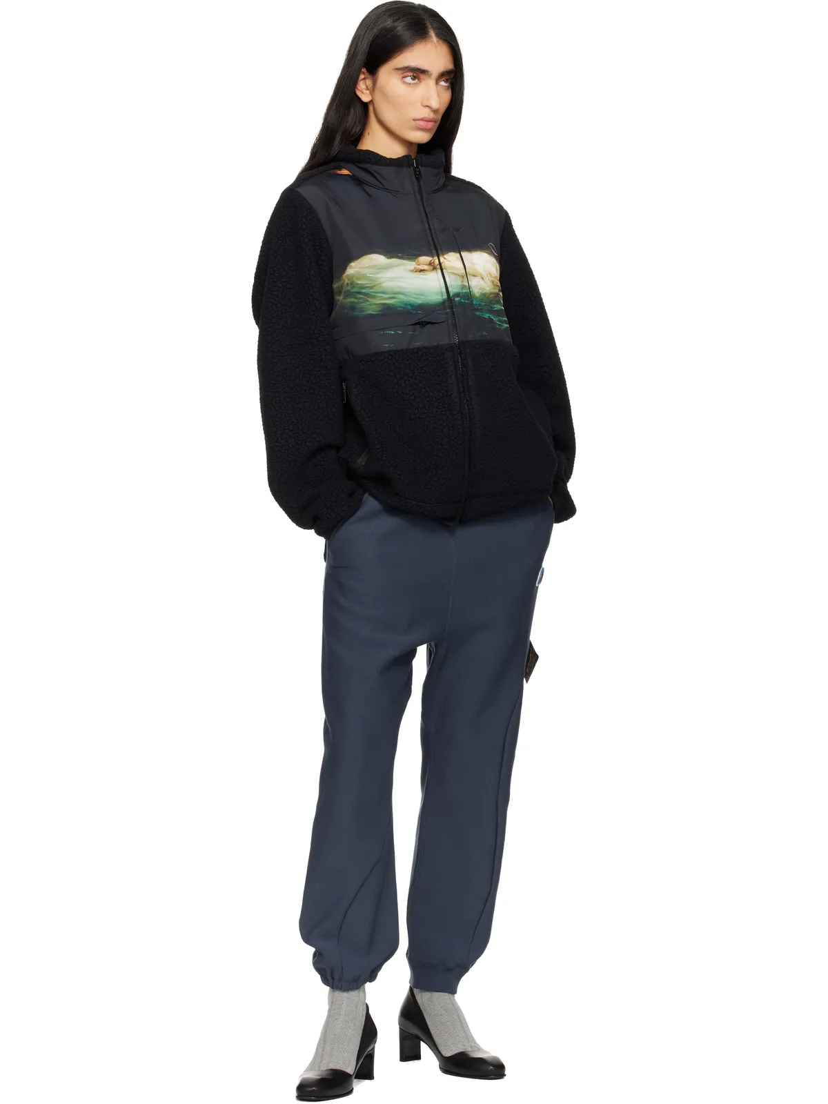 UNDERCOVER SSENSE限定 Polartec ボアフリース ジャケット - 画像4