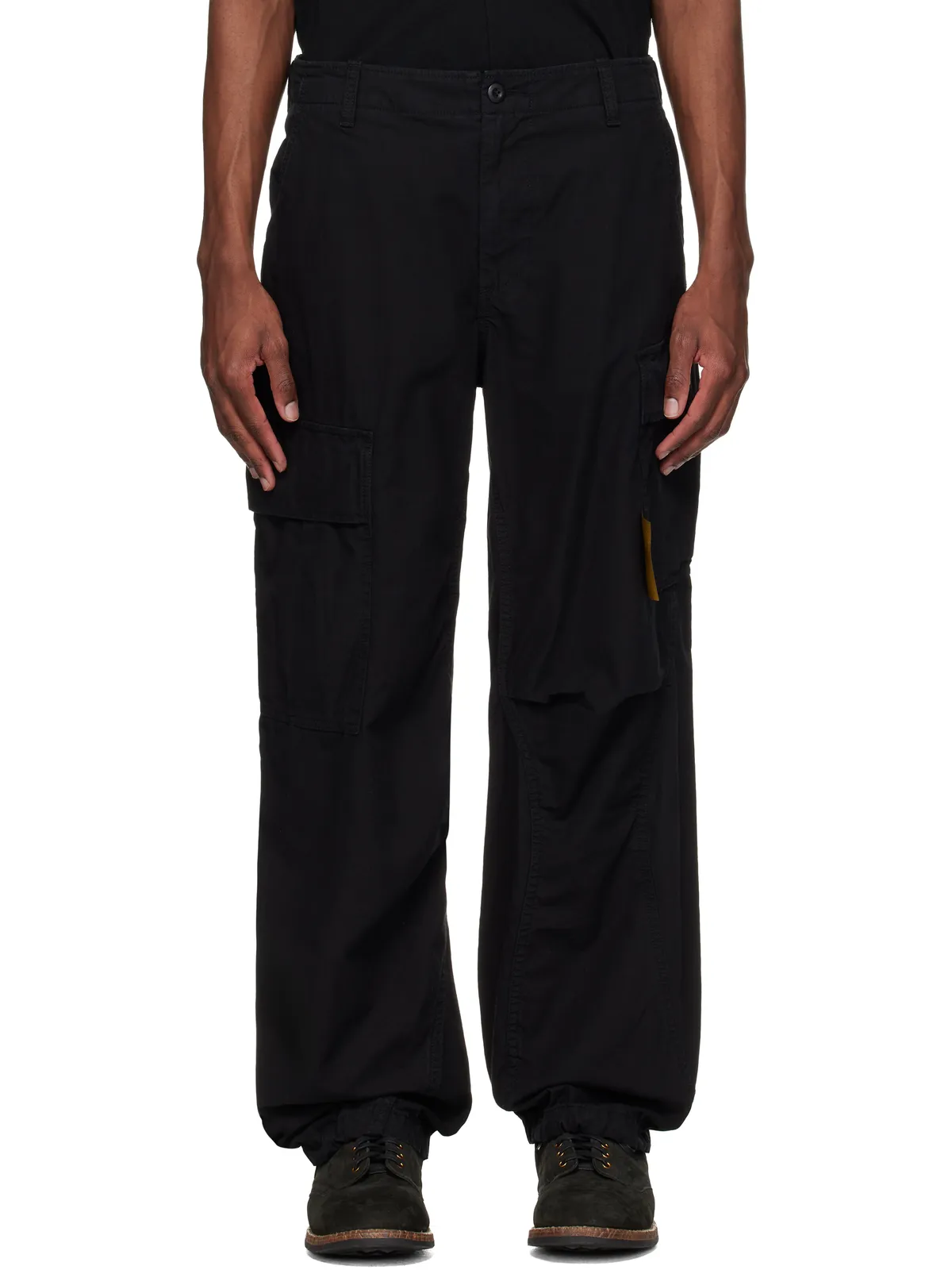UNDERCOVER ブラック Dickiesエディション UC1F4507-2 カーゴパンツ - 画像1