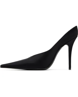 Amina Muaddi ブラック Anok Mule 105 ヒール - サムネイル3