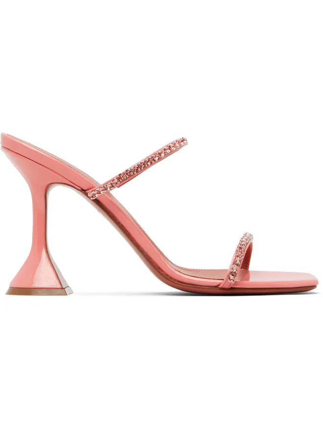 Amina Muaddi Amina Muaddi Gilda Slipper 95 ヒールサンダルの商品画像