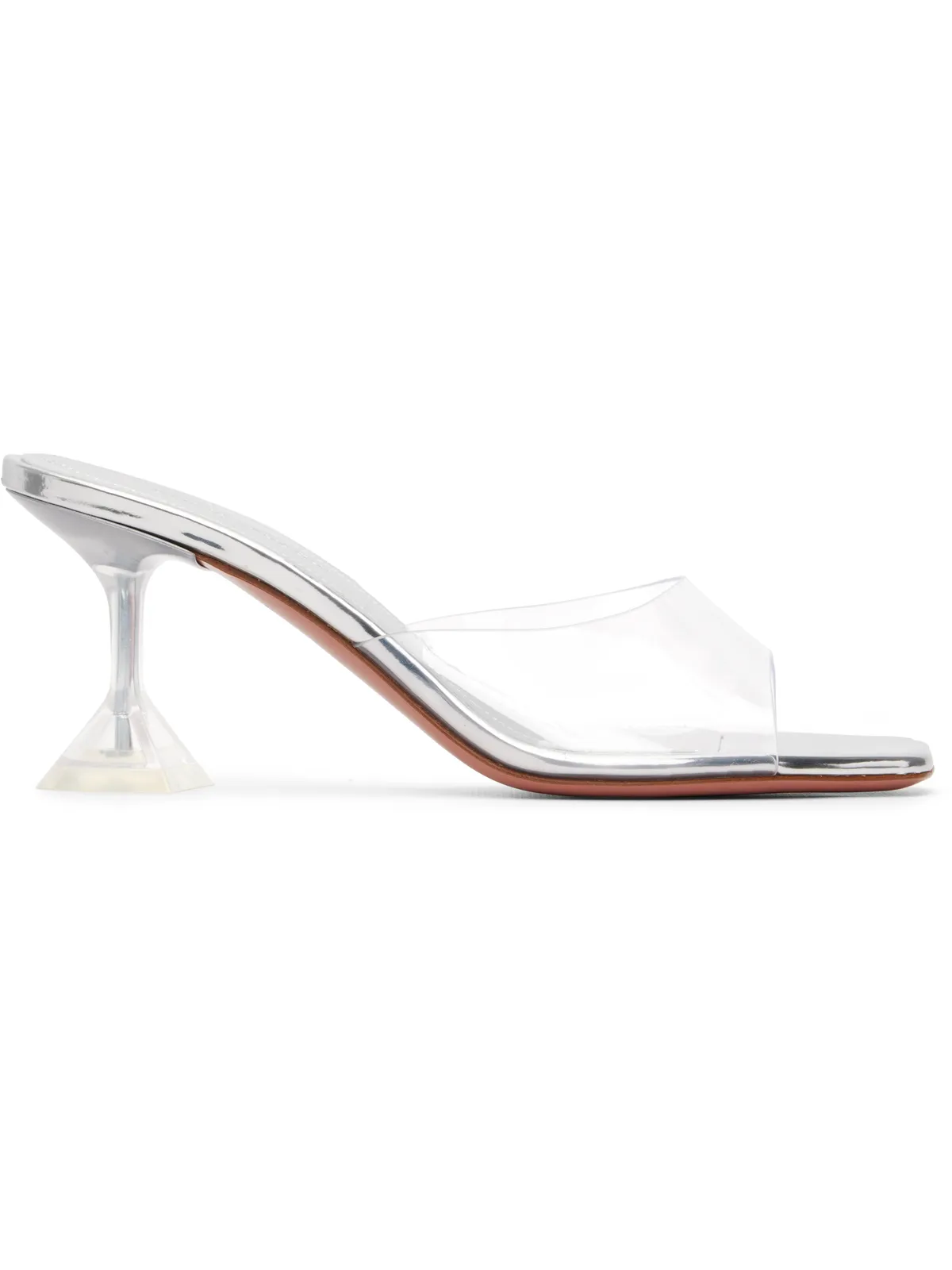 Amina Muaddi Lupita Glass Slipper 70 ヒールサンダル - 画像1