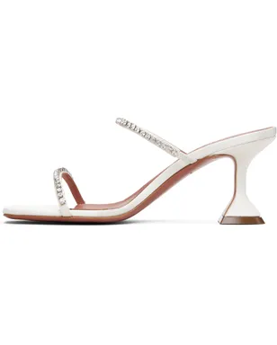 Amina Muaddi Gilda Slipper 70 ヒールサンダル - サムネイル3