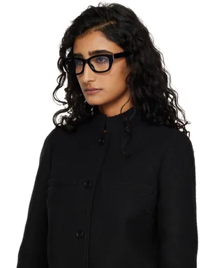 Saint Laurent SL M153 ミディアム モノグラム ヒンジ メガネ - サムネイル4