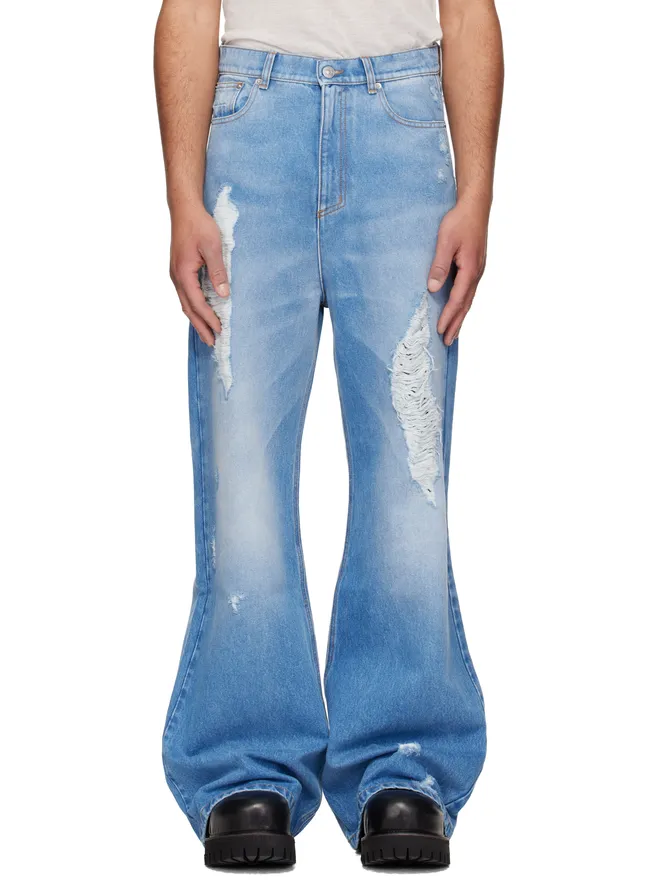 MATIÈRES FÉCALES MATIÈRES FÉCALES フレアジーンズの商品画像