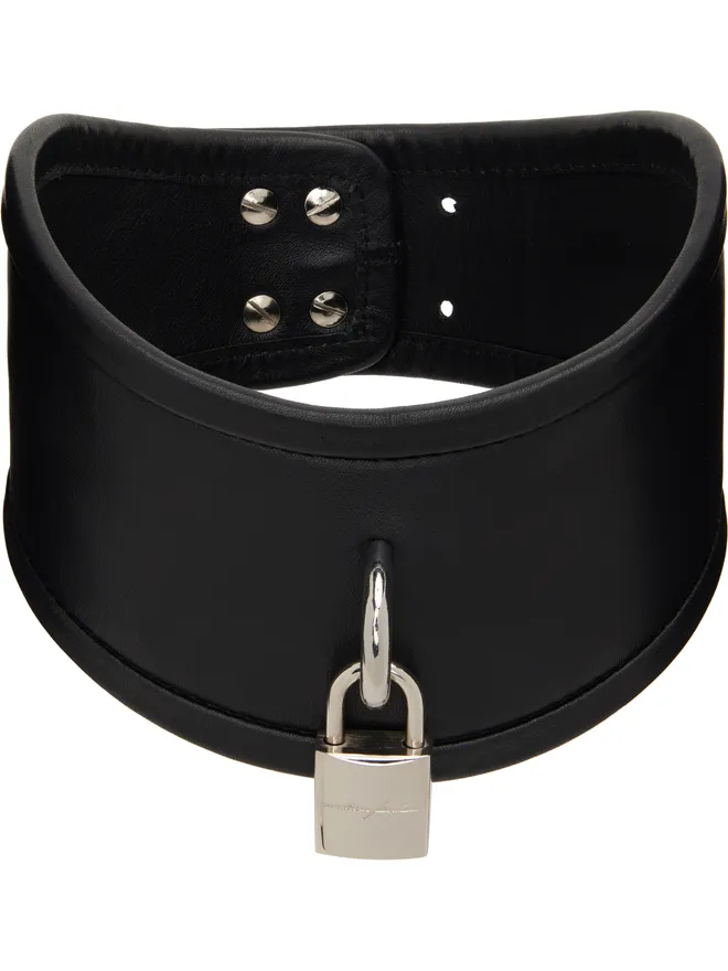 MATIÈRES FÉCALES MATIÈRES FÉCALES Molinier レザー カラー チョーカーの商品画像
