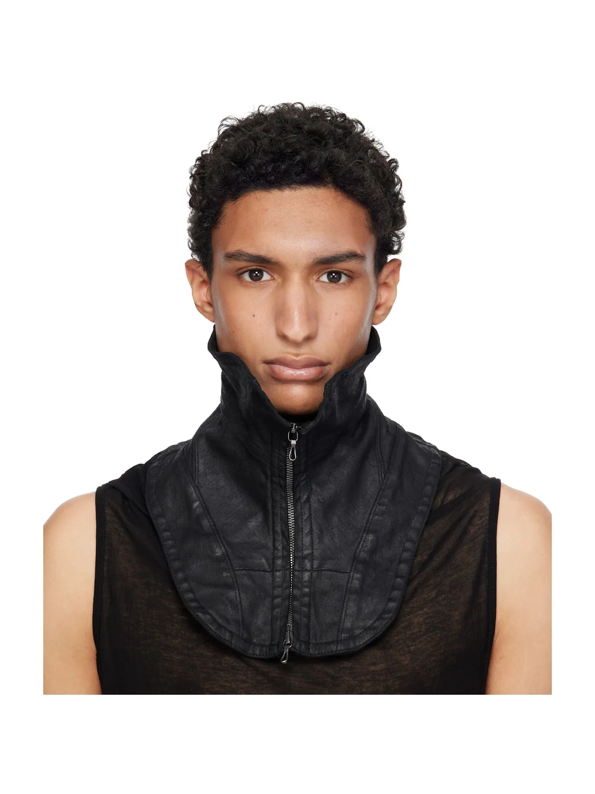 JULIUS Jut Neck Parts 付け襟 - 画像1