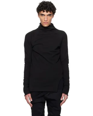JULIUS Arched Hem ハイネック スウェットシャツ - サムネイル1