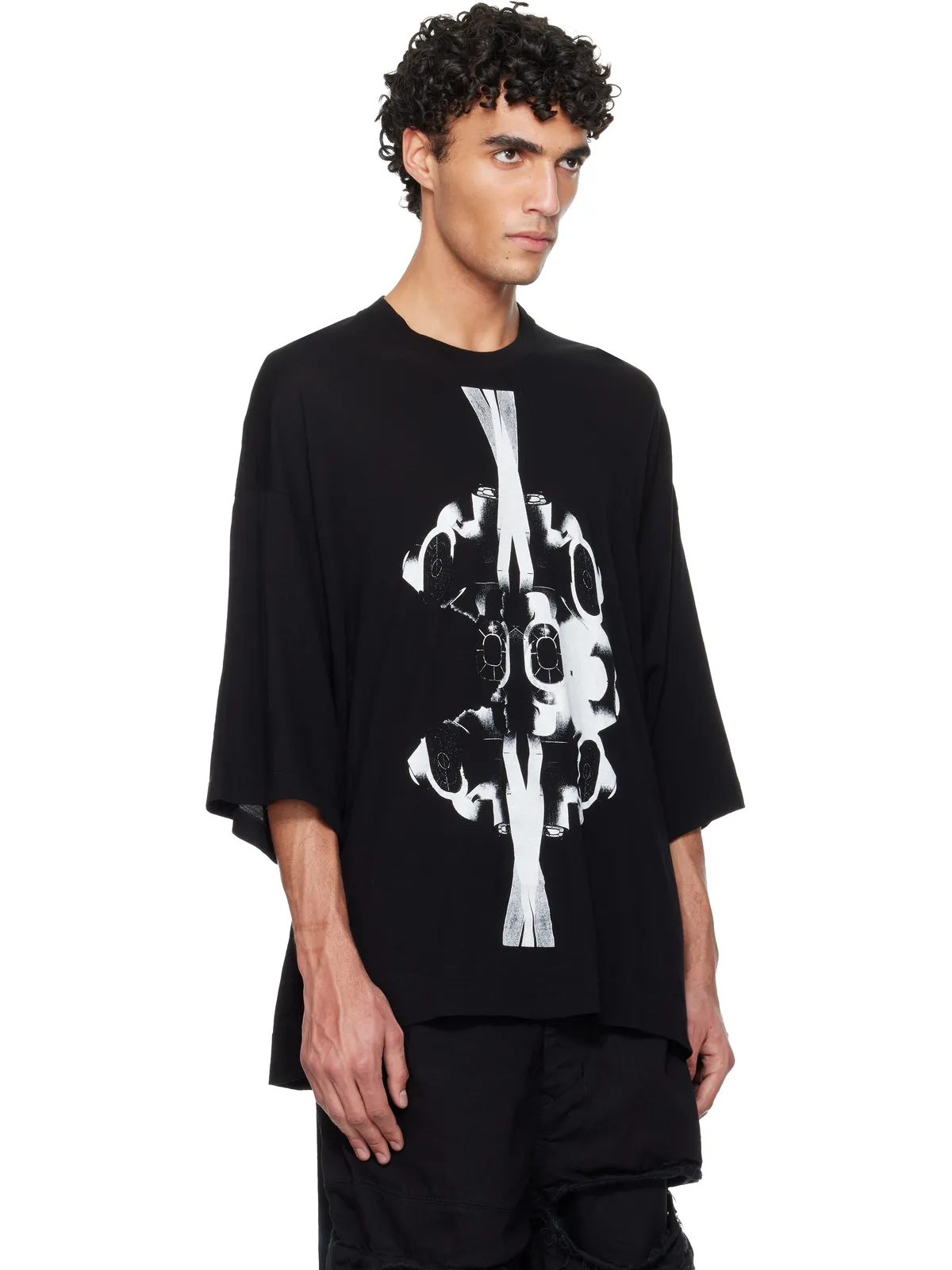 JULIUS Numinous Print Over Tシャツ - 画像2
