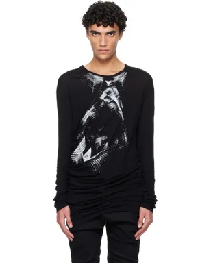 JULIUS Numinous Print Curved Tシャツ - サムネイル1